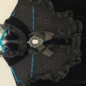 Velvet Victorian Inspired Goth Dress